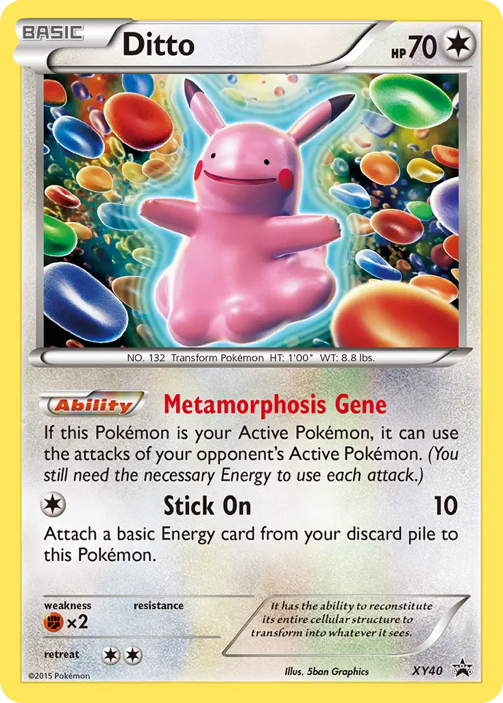 Ditto - XY Black Star Promos XY40 (Holo)