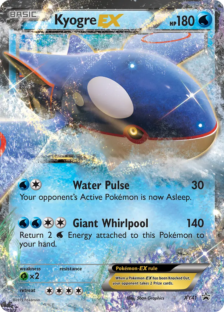 Kyogre-EX - XY Black Star Promos XY41 (Holo)