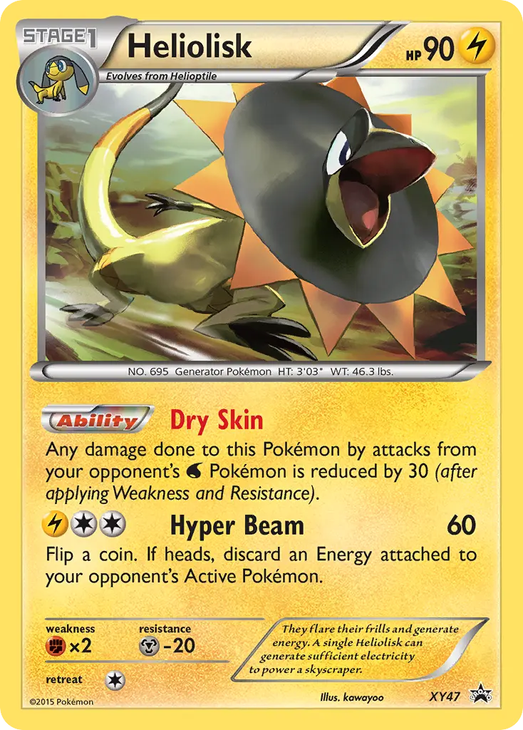 Heliolisk - XY Black Star Promos XY47 (Holo)