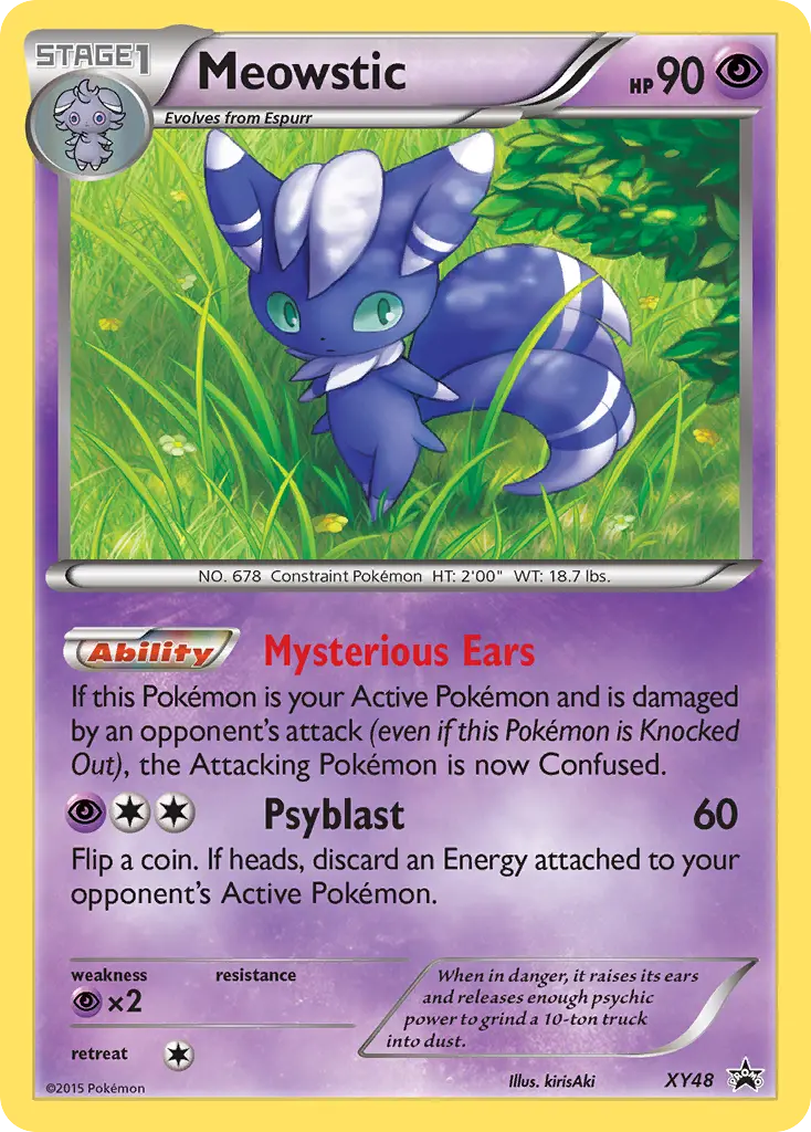 Meowstic - XY Black Star Promos XY48 (Holo)