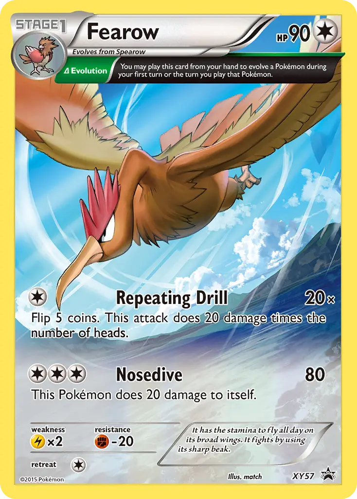 Fearow - XY Black Star Promos XY57 (Holo)