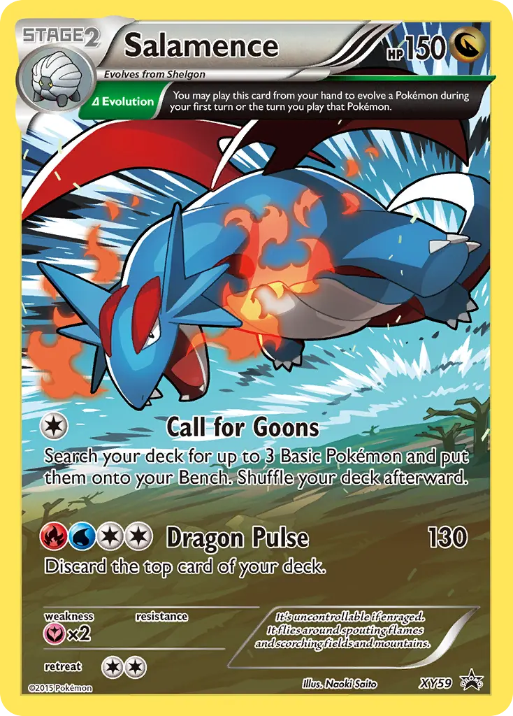 Salamence - XY Black Star Promos XY59 (Holo)