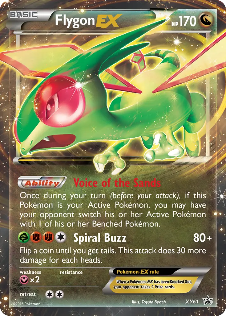 Flygon-EX - XY Black Star Promos XY61 (Holo)