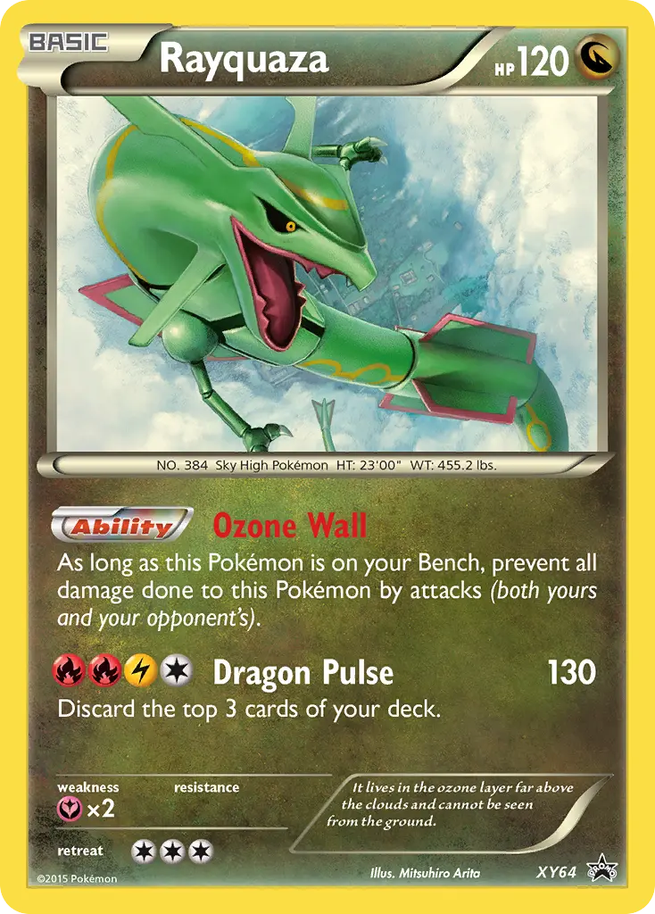 Rayquaza - XY Black Star Promos XY64 (Holo)