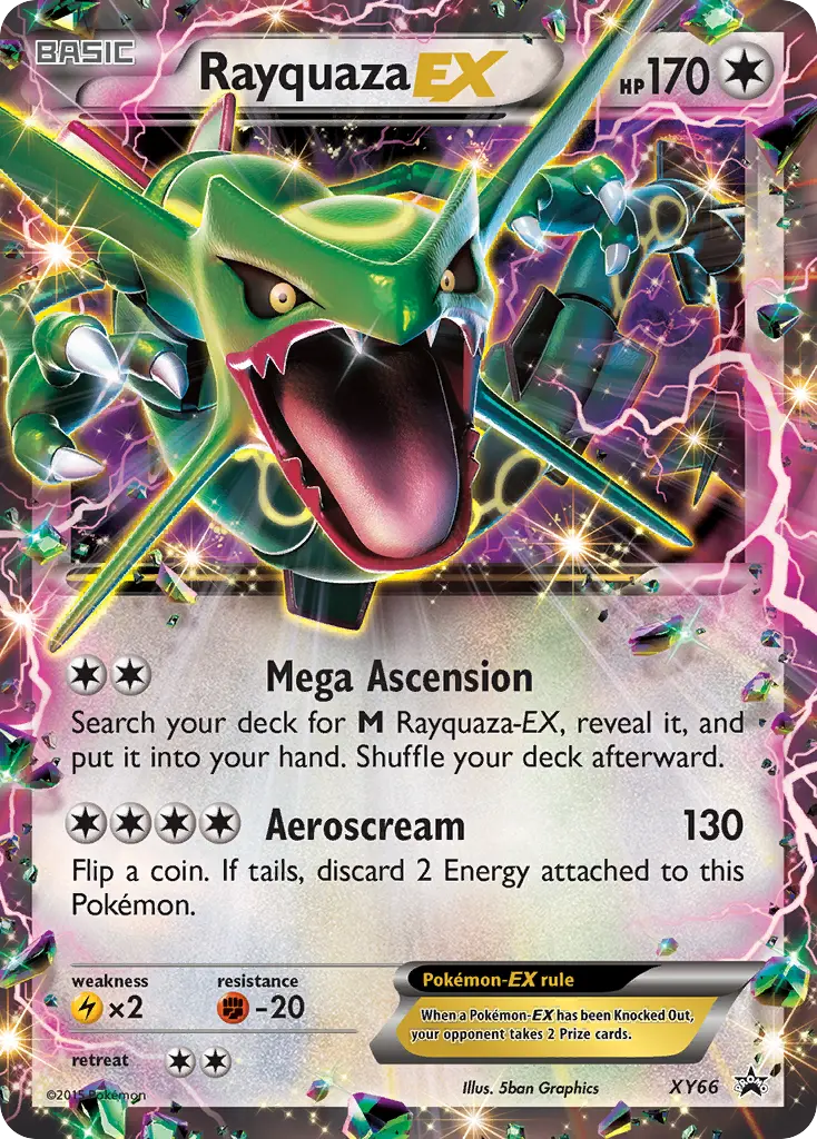 Rayquaza-EX - XY Black Star Promos XY66 (Holo)