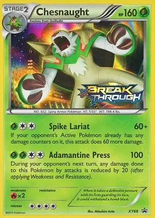 Chesnaught - XY Black Star Promos XY68 (Holo)