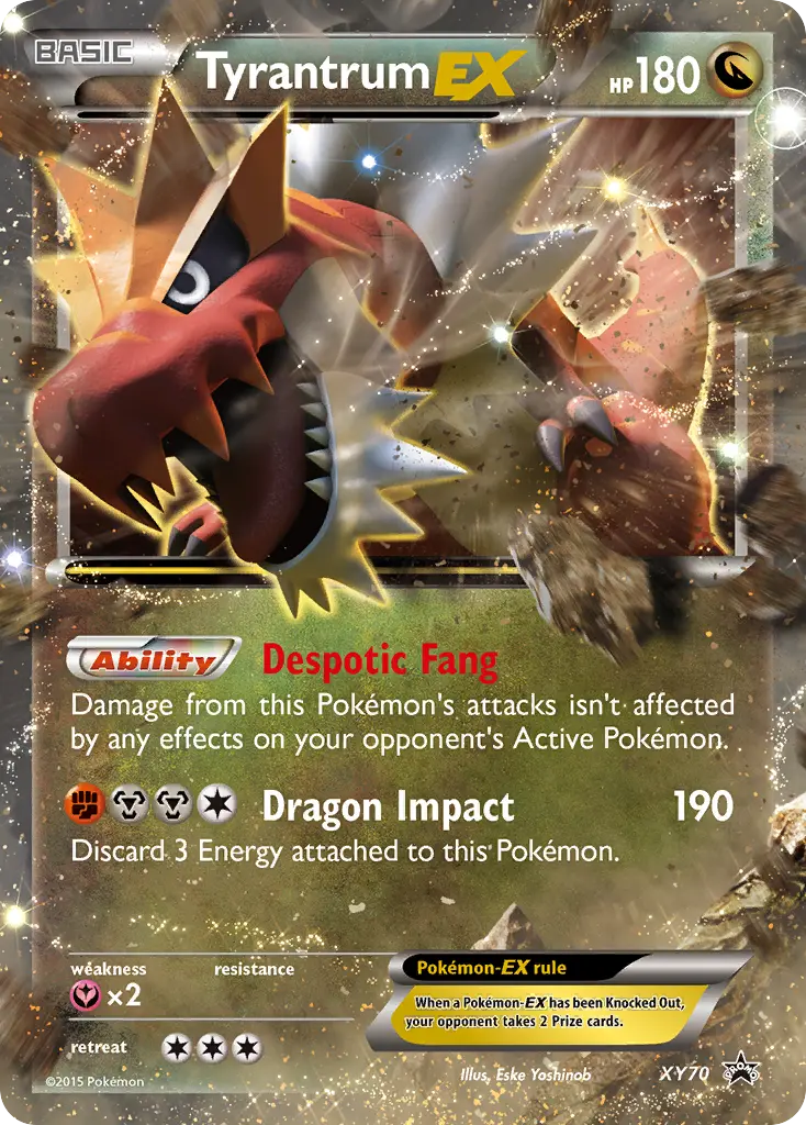 Tyrantrum-EX - XY Black Star Promos XY70 (Holo)