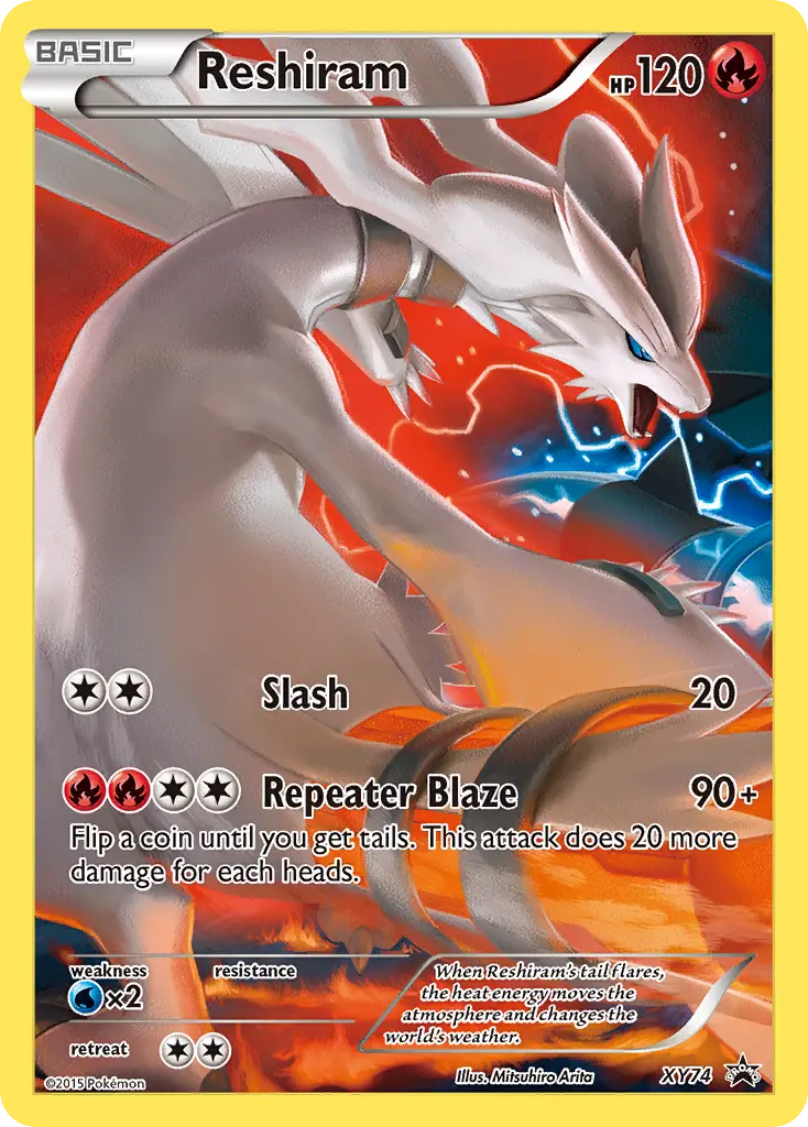 Reshiram - XY Black Star Promos XY74 (Holo)