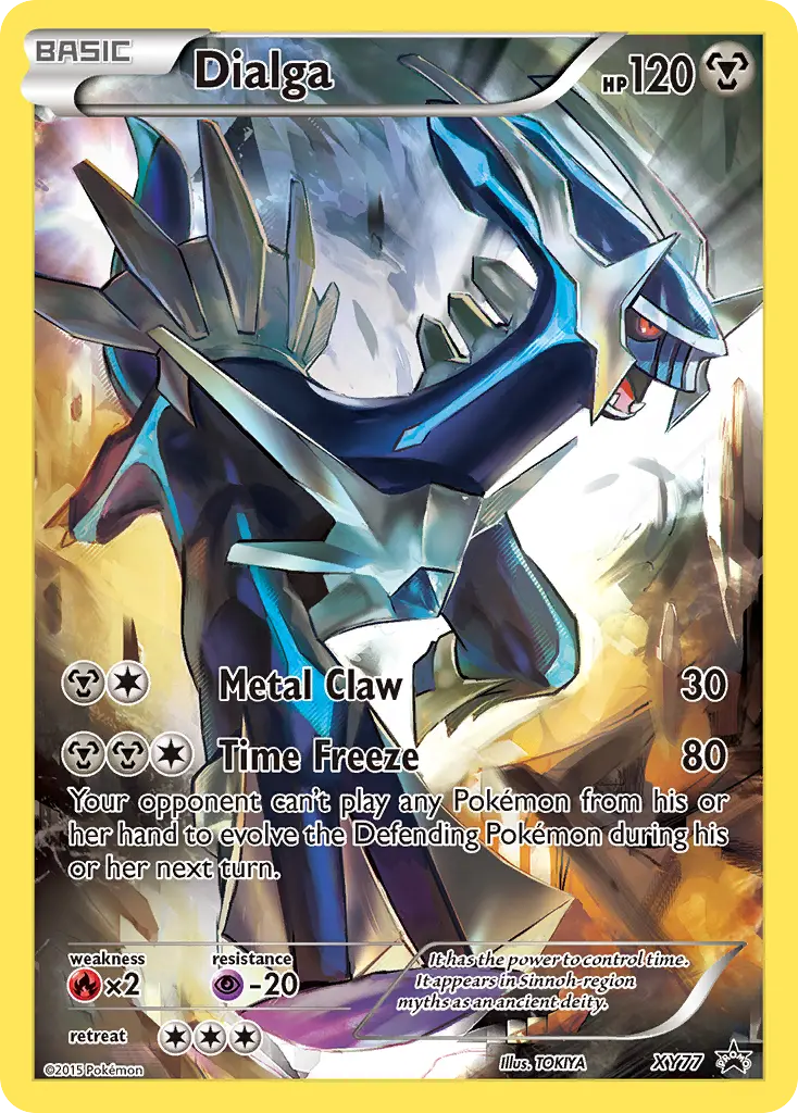 Dialga - XY Black Star Promos XY77 (Holo)