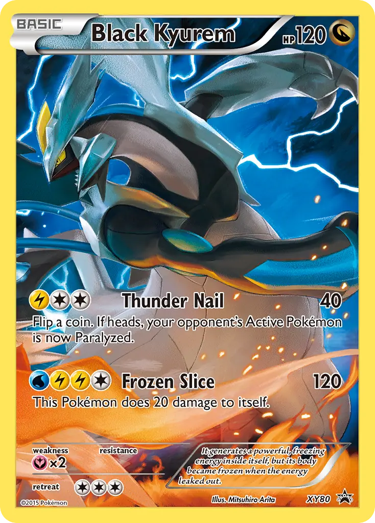 Black Kyurem - XY Black Star Promos XY80 (Holo)
