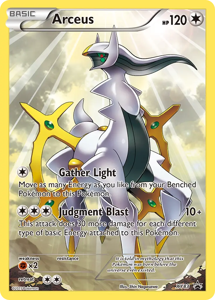 Arceus - XY Black Star Promos XY83 (Holo)