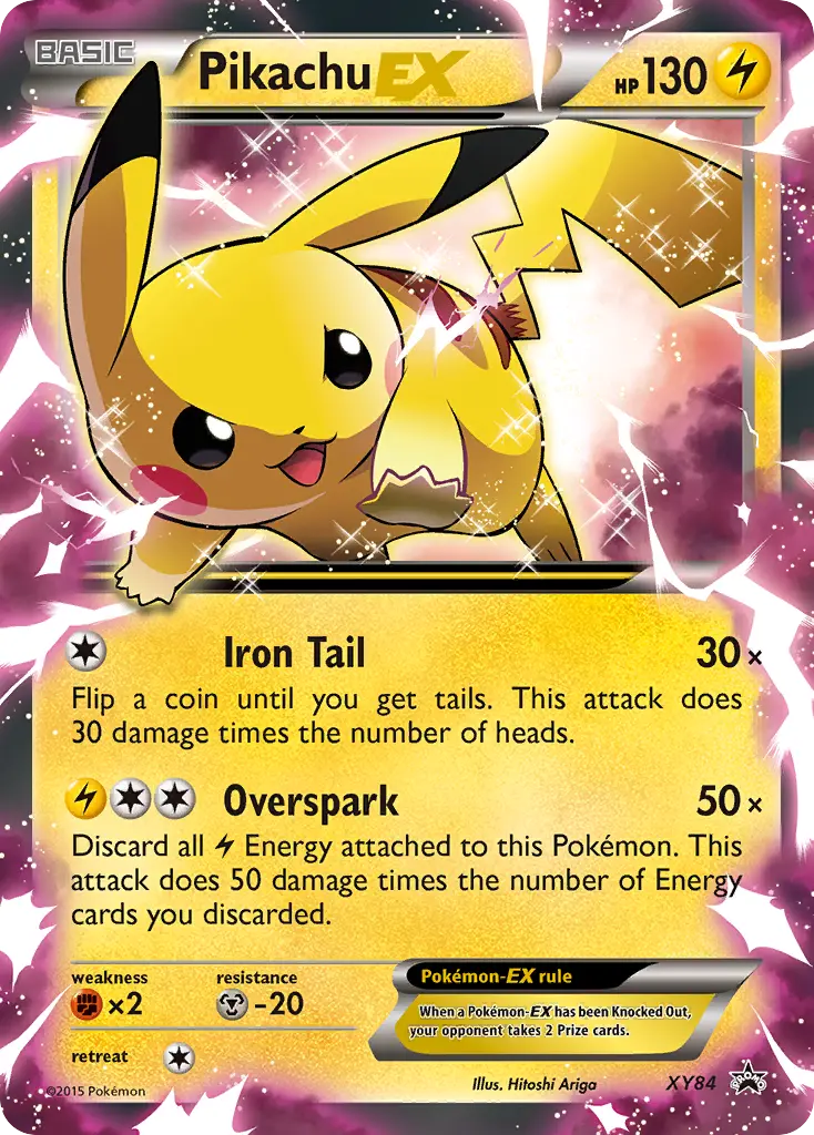 Pikachu-EX - XY Black Star Promos XY84 (Holo)