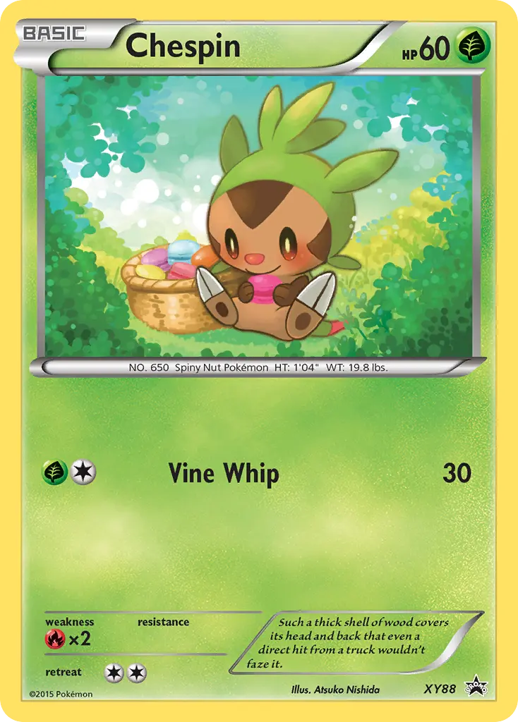 Chespin - XY Black Star Promos XY88 (Holo)