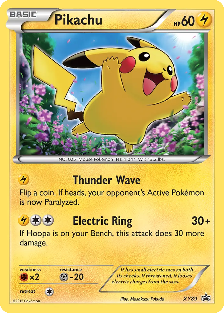 Pikachu - XY Black Star Promos XY89 (Holo)