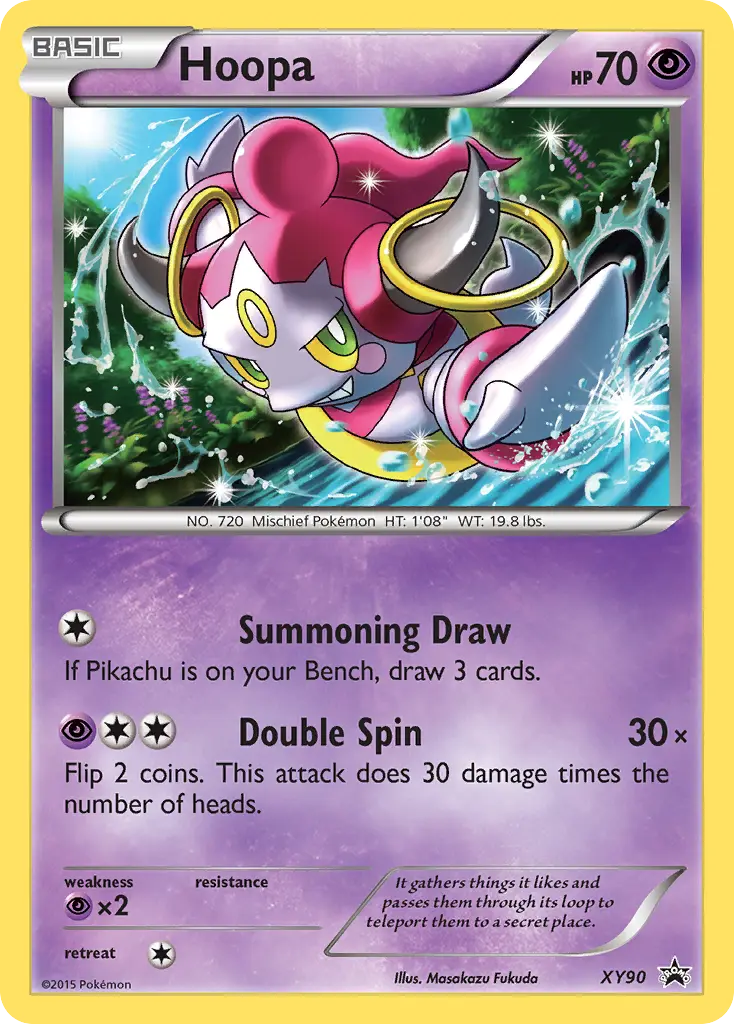 Hoopa - XY Black Star Promos XY90 (Holo)