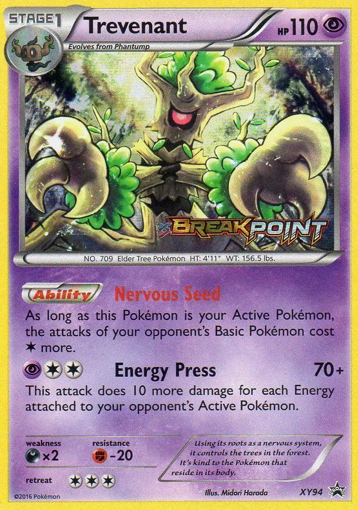 Trevenant - XY Black Star Promos XY94 (Holo)