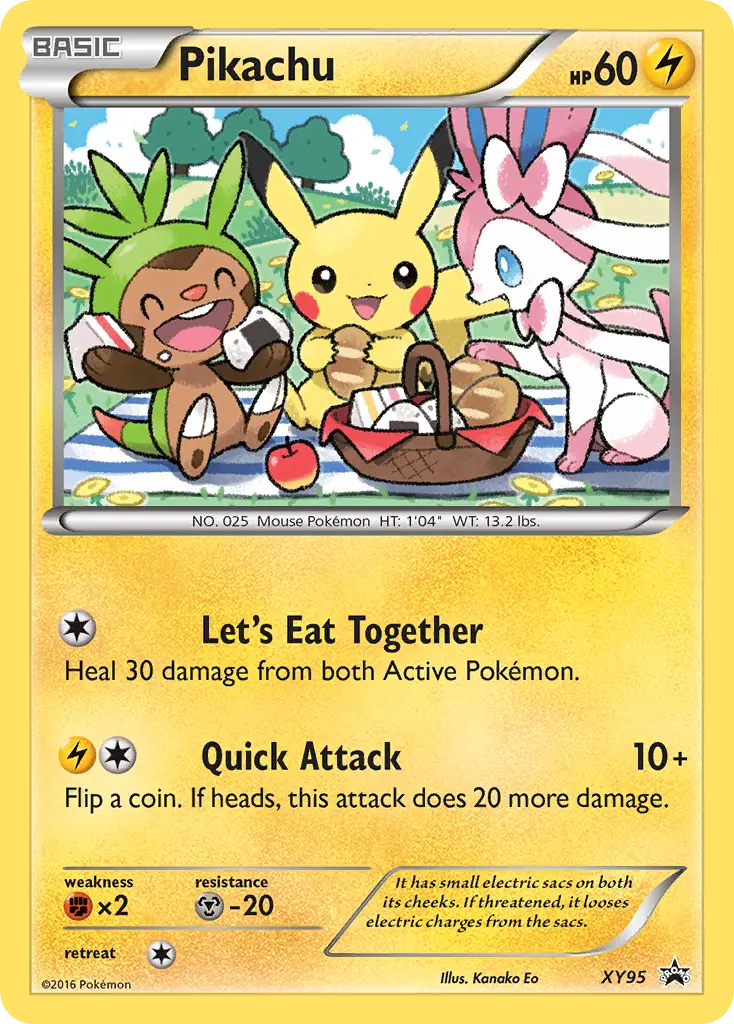 Pikachu - XY Black Star Promos XY95 (Holo)
